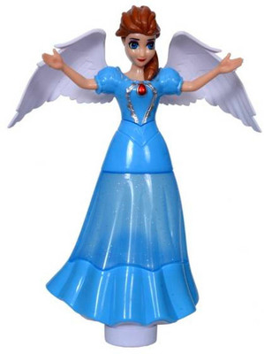 

TEENA EXPORTS AND IMPORTS TEENA'S Singing and Dancing Beautiful Doll BLUE AND WHITE(Multicolor)