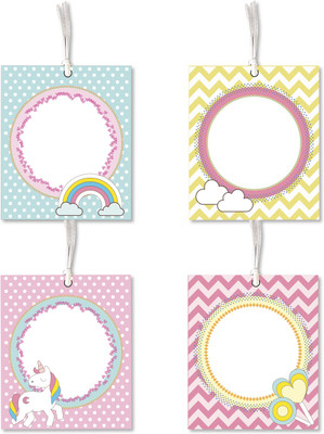 

Little Jamun Set of 8 - Unicorn gift tags Envelopes(Pack of 8 Multicolor)