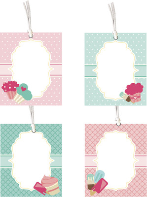 

Little Jamun Set of 8 - Cup,cakes and candies gift tags Envelopes(Pack of 8 Multicolor)