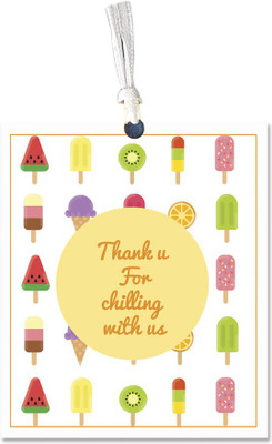 

Little Jamun Set of 10 - Thank you for chilling with us Envelopes(Pack of 10 Multicolor)