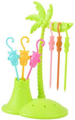 prego Plastic Fruit Fork Set(Pack of 18)
