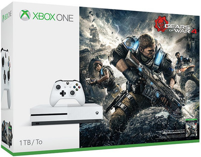 

Microsoft XBOX ONE S CONSOLE ONE TB GB with Gears of War 4(Black)