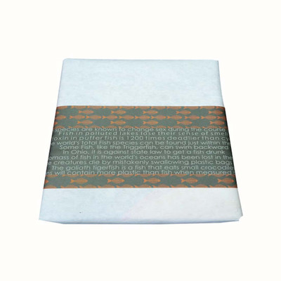 

EVINCE GIFT WRAPPING PAPER fish and its watery fun PAPER Gift Wrapper(teal)
