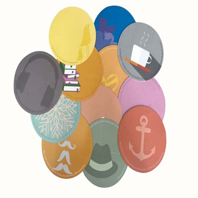 

EVINCE GIFT TAGS INTERESTING CIRCULAR GIFT TAGS TO ADD YOUR COLLECTION PAPER Gift Wrapper(light shades)