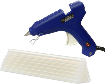 

Yashmit Blue 60 Watt ON OFF Switch With FREE 25 Sticks Standard Temperature Corded Glue Gun(11 mm)