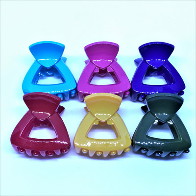 

M K Designs Set of 6 Mini Hair Clutcher Hair Clip, Hair Claw, Hair Pin(Red, Blue, Green, Yellow, Pink, Purple)