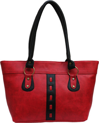 

Fristo Hand-held Bag(Red, Black), Black;red