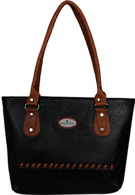 

Fristo Hand-held Bag(Black, Tan)
