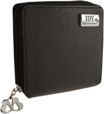 

Anglopanglo Women Casual, Formal Black Artificial Leather Wallet(7 Card Slots)