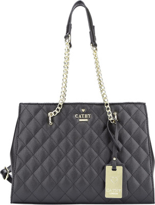 Cathy London Hand-held Bag(Black)
