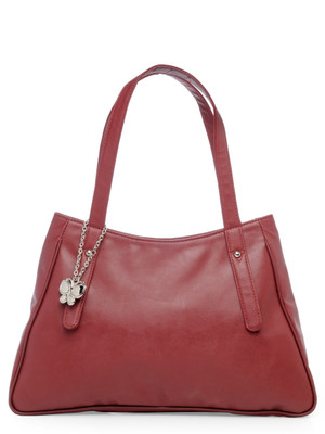 

Butterflies Hand-held Bag(Maroon)