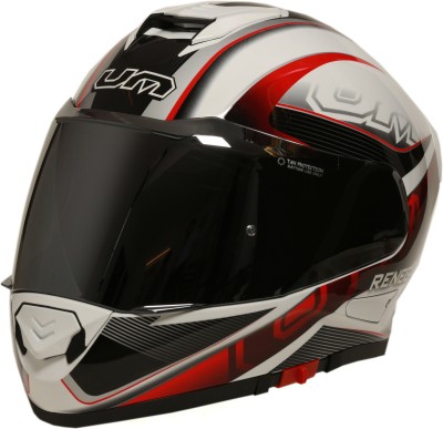 

UM ATROTUS Motorbike Helmet(White & Red