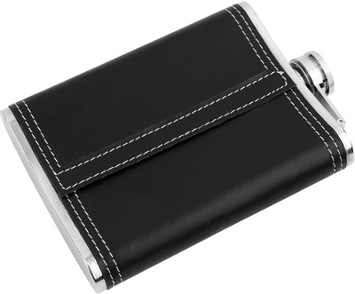 

i-Keeper i-Keeper Leather Hip Flask Steel Hip Flask(240 ml)