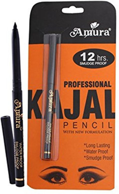 

AMURA Pencil Kajal Professional(Black, 3 g)