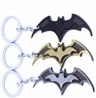 

NeoTask Justice League Batman Dark Knight Rises Pack of 3 Metal Key Chain