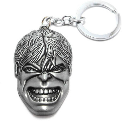 

NeoTask Superhero Incredible HULK Silver Metal Key Chain