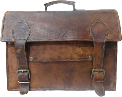 

The Artists Creation 14 inch Laptop Messenger Bag(Brown), Br