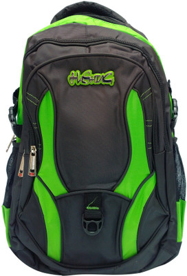 

Fashion Knockout 16 inch Expandable Laptop Backpack(Blue, Black), Green