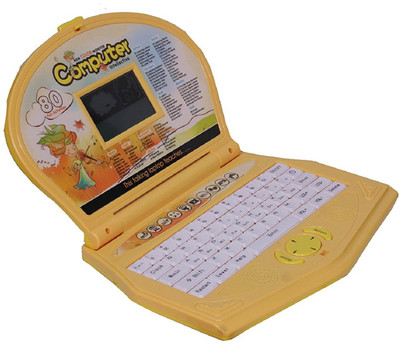 

KidsBazaar Rechargeable 80 Activities Kids Talking Educational Laptop With Mouse & Games With Beautiful Graphic On Back Panel With Colored Screen Display(Multicolor)