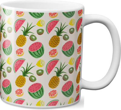 

VOGALLY Design 12 Ceramic Mug(325 ml), Multicolor