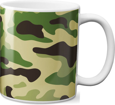 

VOGALLY Design 18 Ceramic Mug(325 ml), Multicolor