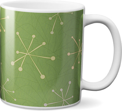 

VOGALLY Design 08 Ceramic Mug(325 ml), Multicolor