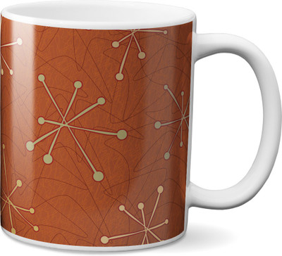 

VOGALLY Design 07 Ceramic Mug(325 ml), Multicolor