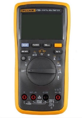 

Fluke 17B+ Digital Multimeter with Temperature and Frequency along with Calibration Certificate + 12 Months Warranty Digital Multimeter(Yellow 4000 Counts)