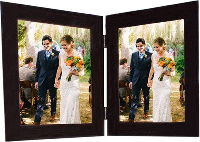 

NIRATHISAYAM Acrylic Photo Frame(Brown, 2 Photos)