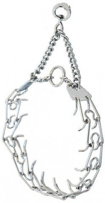 

JEEWAN Dog prong and pinch collar medium iron 25 cm Dog Chain Leash(Silver)