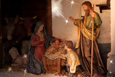 

Birth of jesus scene at every christmas Poster Paper Print (18 inch X 12 inch, Rolled) Paper Print(18 inch X 12 inch, Rolled)