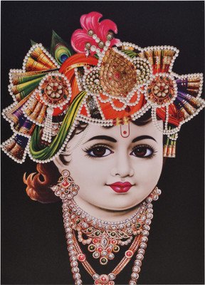 

Sparkle Print Photo Of Bal Krishna Face Without Frame (20 X 28 Inches) Fine Art Print(28 inch X 20 inch, R)