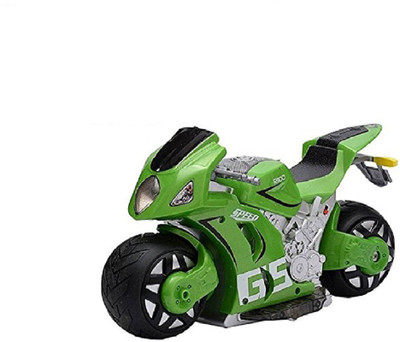 

KidsBazaar Motorbike 4D Moto System 2.4 G Control Bike Toy Scale 1:18(Green)
