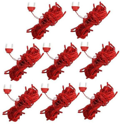 

Indiginous 393 inch Red Rice Lights(Pack of 8)
