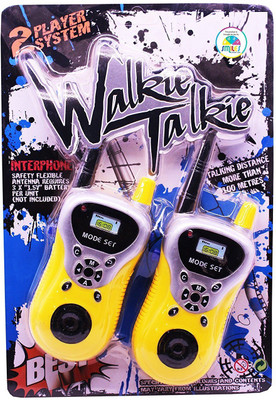 

Alive Yellow Cool Walkie talkie High Range Good Quality Dash Look