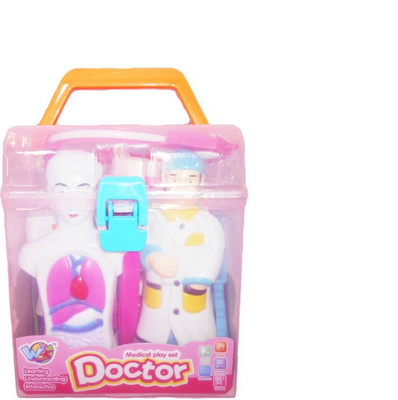 

Montez Medical Suitcase Pretend Play Doctor Set Learning Set With 20 Accessories and 1 Briefcase for Kids