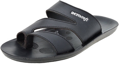 

Aerosoft Men Black Sandals