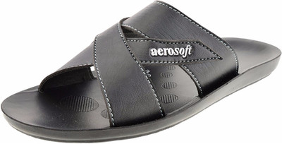 

Aerosoft Men Black Sandals