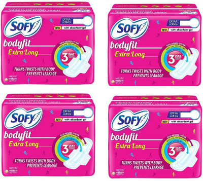 

sofy Bodyfit extra long Sanitary Pad(Pack of 4)