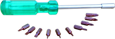 

Taparia BDS125 Standard Screwdriver Set(Pack of 1), Green;steel