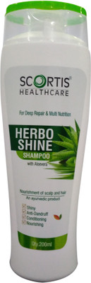 

SCORTIS Herbo Shine Shampoo With Aloevera(200 ml)