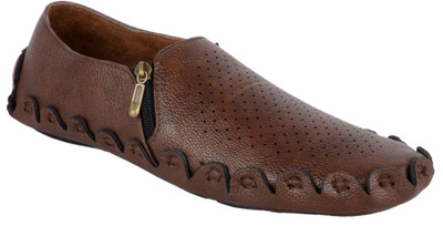 

ShoeAdda Loafers For Men(Brown