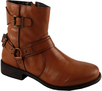 

Salt N Pepper 10-577 Cognac Boots For Men(Tan
