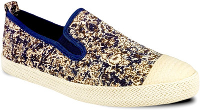 Ripley Ripley BUXNG Blue Printed Series Loafers For Men(Blue