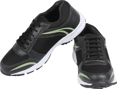 

Kaneggye Running Shoes For Men(Black, Green