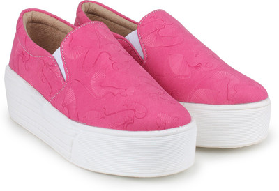 

STEEMO Slip On Sneakers For Women(Pink