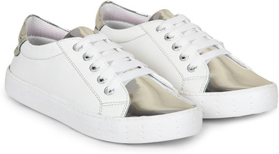 

Zapatoz zapatoz white silver shoes Sneakers For Women(White