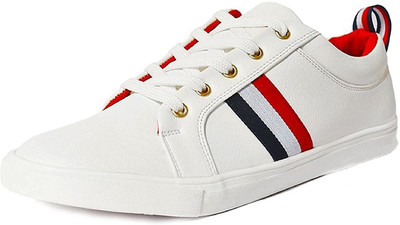 

Gubatti Red Flag Sneakers For Men(Multicolor, White