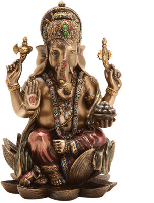 

shivika enterprises Decorative Showpiece - 18 cm(Polyresin, Multicolor)