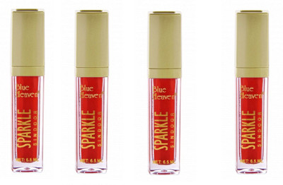 

Blue Heaven Xpression Sparkle Sindoor (Red) set of 4 liquid(Red)